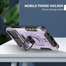 All-inclusive PC TPU Tempered Glass Film Integral Shockproof Case For iPhone 13(Light Purple)