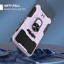All-inclusive PC TPU Tempered Glass Film Integral Shockproof Case For iPhone 13(Light Purple)