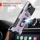 All-inclusive PC TPU Tempered Glass Film Integral Shockproof Case For iPhone 13(Light Purple)