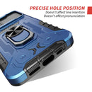 All-inclusive PC TPU Tempered Glass Film Integral Shockproof Case For iPhone 13(Blue)