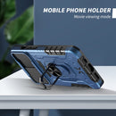 All-inclusive PC TPU Tempered Glass Film Integral Shockproof Case For iPhone 13(Blue)