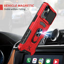 All-inclusive PC TPU Tempered Glass Film Integral Shockproof Case For iPhone 13(Red)