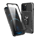 All-inclusive PC TPU Tempered Glass Film Integral Shockproof Case For iPhone 13 Pro(Black)