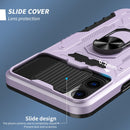 All-inclusive PC TPU Tempered Glass Film Integral Shockproof Case For iPhone 13 Pro(Light Purple)