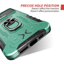 All-inclusive PC TPU Tempered Glass Film Integral Shockproof Case For iPhone 13 Pro(Green)