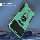 All-inclusive PC TPU Tempered Glass Film Integral Shockproof Case For iPhone 13 Pro(Green)