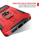 All-inclusive PC TPU Tempered Glass Film Integral Shockproof Case For iPhone 13 Pro(Red)