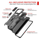 All-inclusive PC TPU Tempered Glass Film Integral Shockproof Case For iPhone 13 Pro Max(Black)