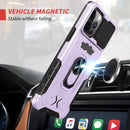 All-inclusive PC TPU Tempered Glass Film Integral Shockproof Case For iPhone 13 Pro Max(Light Purple)