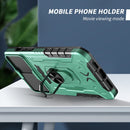 All-inclusive PC TPU Tempered Glass Film Integral Shockproof Case For iPhone 13 Pro Max(Green)