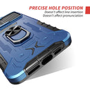 All-inclusive PC TPU Tempered Glass Film Integral Shockproof Case For iPhone 13 Pro Max(Blue)