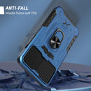All-inclusive PC TPU Tempered Glass Film Integral Shockproof Case For iPhone 13 Pro Max(Blue)