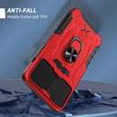 All-inclusive PC TPU Tempered Glass Film Integral Shockproof Case For iPhone 13 Pro Max(Red)