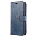 Crazy Horse Texture Detachable Horizontal Flip PU Leather Case with Holder & Card Slots & Wallet & Photo Frame For iPhone 13 mini(Blue)