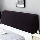 Polar Fleece Elastic Full Covered Headboard Dust Cover, Size:120cm(Dark Brown)