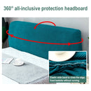 Polar Fleece Elastic Full Covered Headboard Dust Cover, Size:120cm(Light Gray)