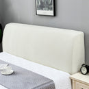 Polar Fleece Elastic Full Covered Headboard Dust Cover, Size:200cm(Beige)