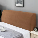 Polar Fleece Elastic Full Covered Headboard Dust Cover, Size:200cm(Titanium Coffee)