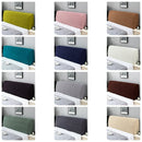 Polar Fleece Elastic Full Covered Headboard Dust Cover, Size:200cm(Beige)