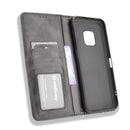 For Nokia XR20 Magnetic Buckle Retro Crazy Horse Texture Horizontal Flip Leather Case with Holder & Card Slots & Photo Frame(Black)