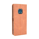 For Nokia XR20 Magnetic Buckle Retro Crazy Horse Texture Horizontal Flip Leather Case with Holder & Card Slots & Photo Frame(Brown)