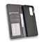 For OnePlus Nord 2 5G Magnetic Buckle Retro Crazy Horse Texture Horizontal Flip Leather Case with Holder & Card Slots & Photo Frame(Black)