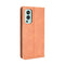 For OnePlus Nord 2 5G Magnetic Buckle Retro Crazy Horse Texture Horizontal Flip Leather Case with Holder & Card Slots & Photo Frame(Brown)