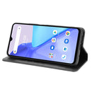 For Umidigi Power 5 Magnetic Buckle Retro Crazy Horse Texture Horizontal Flip Leather Case with Holder & Card Slots & Photo Frame(Black)