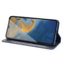 For ZTE Blade A51 Magnetic Buckle Retro Crazy Horse Texture Horizontal Flip Leather Case with Holder & Card Slots & Photo Frame(Blue)