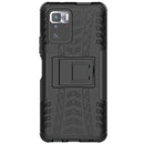 For Xiaomi Poco X3 GT Tire Texture Shockproof TPU+PC Protective Case with Holder(Black)