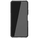 For Xiaomi Poco X3 GT Tire Texture Shockproof TPU+PC Protective Case with Holder(Black)