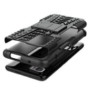 For Xiaomi Poco X3 GT Tire Texture Shockproof TPU+PC Protective Case with Holder(Black)