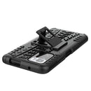 For Xiaomi Poco X3 GT Tire Texture Shockproof TPU+PC Protective Case with Holder(Black)