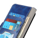 For Nokia XR20 5G Retro Crazy Horse Texture Horizontal Flip Leather Case with Holder & Card Slots & Photo Frame & Wallet(Blue)