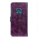 For Nokia XR20 5G Retro Crazy Horse Texture Horizontal Flip Leather Case with Holder & Card Slots & Photo Frame & Wallet(Purple)