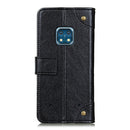 For Nokia XR20 5G Copper Buckle Nappa Texture Horizontal Flip Leather Case with Holder & Card Slots & Wallet(Black)