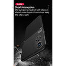 Classic Tilt Strip Grain Magnetic Shockproof PC + TPU Case For Honor 50(Blue)