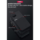 Classic Tilt Strip Grain Magnetic Shockproof PC + TPU Case For Samsung Galaxy A22 4G(Blue)