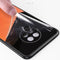 All-inclusive Leather + Organic Glass Protective Case with Metal Iron Sheet For iPhone 13(Black)