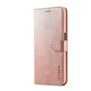 LC.IMEEKE Calf Texture Horizontal Flip Leather Case with Holder & Card Slots & Wallet For OPPO A16(Rose Gold)