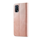 LC.IMEEKE Calf Texture Horizontal Flip Leather Case with Holder & Card Slots & Wallet For OPPO A16(Rose Gold)