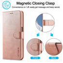 LC.IMEEKE Calf Texture Horizontal Flip Leather Case with Holder & Card Slots & Wallet For OPPO A16(Rose Gold)