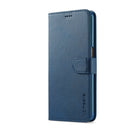 LC.IMEEKE Calf Texture Horizontal Flip Leather Case with Holder & Card Slots & Wallet For OPPO A16(Blue)