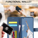 LC.IMEEKE Calf Texture Horizontal Flip Leather Case with Holder & Card Slots & Wallet For OPPO A16(Blue)