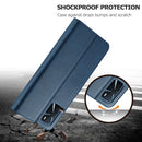 LC.IMEEKE Calf Texture Horizontal Flip Leather Case with Holder & Card Slots & Wallet For OPPO A16(Blue)