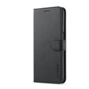 LC.IMEEKE Calf Texture Horizontal Flip Leather Case with Holder & Card Slots & Wallet For OPPO A16(Black)