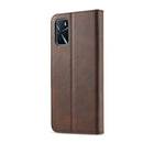 LC.IMEEKE Calf Texture Horizontal Flip Leather Case with Holder & Card Slots & Wallet For OPPO A16(Brown)