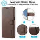 LC.IMEEKE Calf Texture Horizontal Flip Leather Case with Holder & Card Slots & Wallet For OPPO A16(Brown)