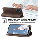 LC.IMEEKE Calf Texture Horizontal Flip Leather Case with Holder & Card Slots & Wallet For OPPO A16(Brown)