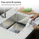 Kitchen Beauty Stitching Stickers Waterproof Mildew Proof Moisture Proof High Temperature Sticker, Style:White Background(Simple Without Pattern)